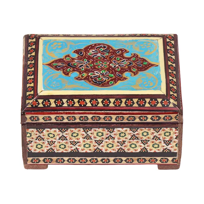 Khatam Jewelry Box — 8 × 11 cm · 31102