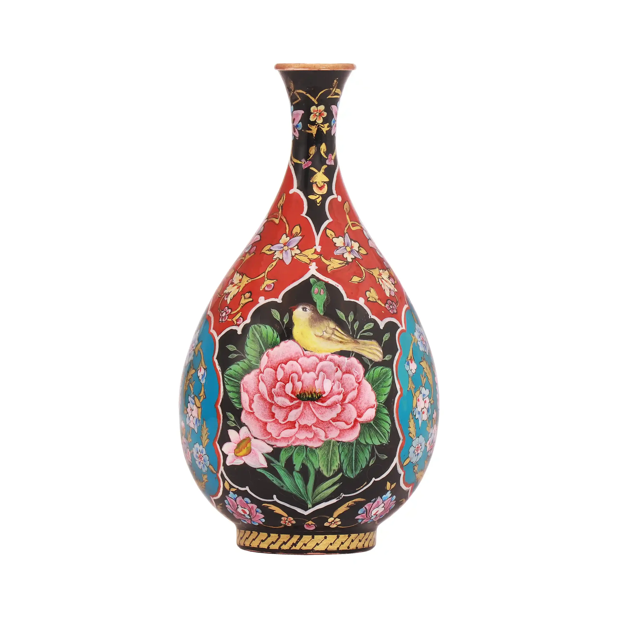 Copper Painting Vase