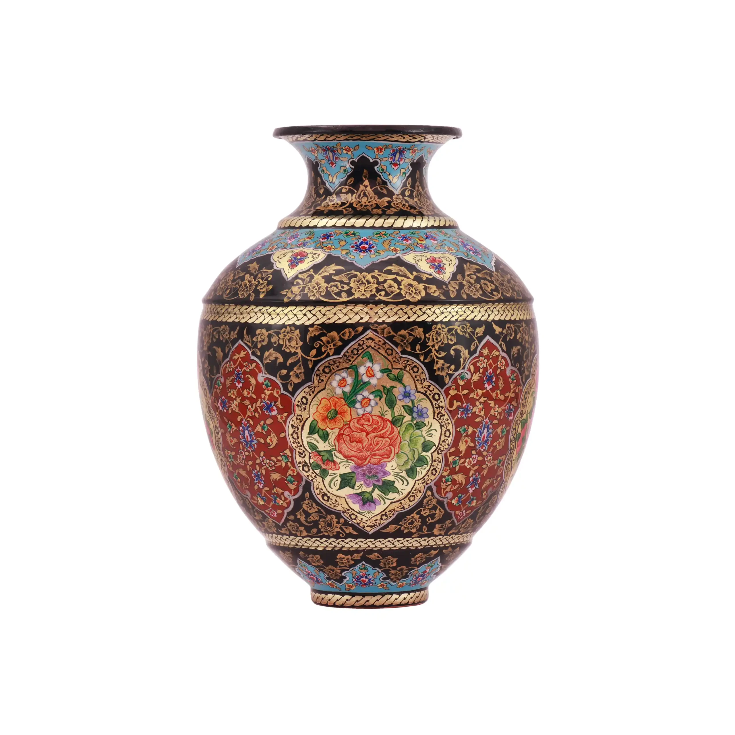 Copper Painting Vase