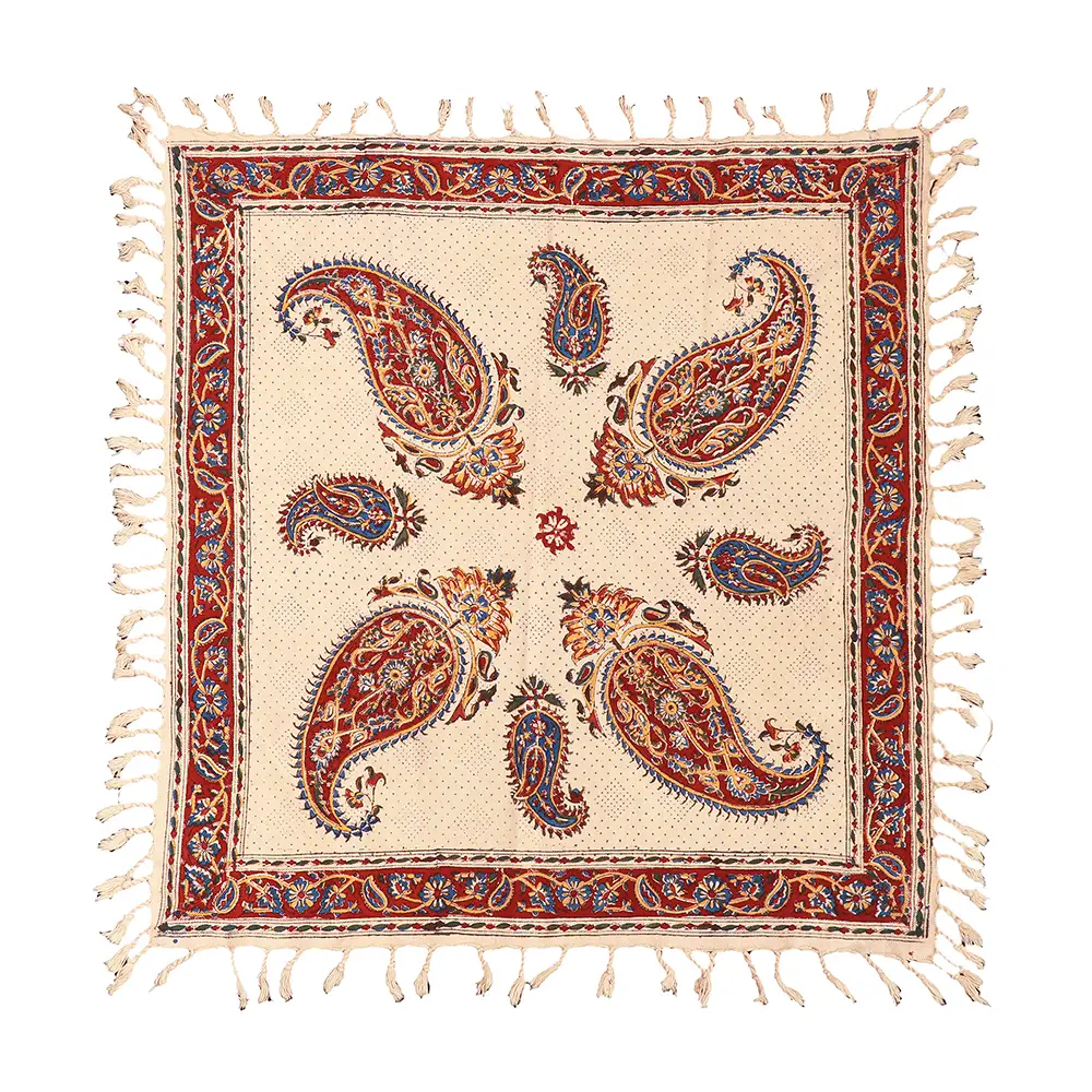 Qalamkar Qalamkar Tablecloth — 60 × 60 cm