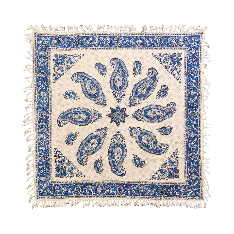 Qalamkar Qalamkar Tablecloth — 100 × 100 cm