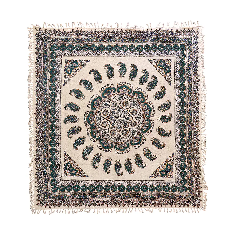 Qalamkar Qalamkar Tablecloth — 150 × 150 cm