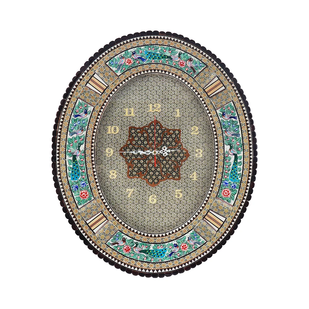 Khatam Clock — 24 × 30 cm · 0210