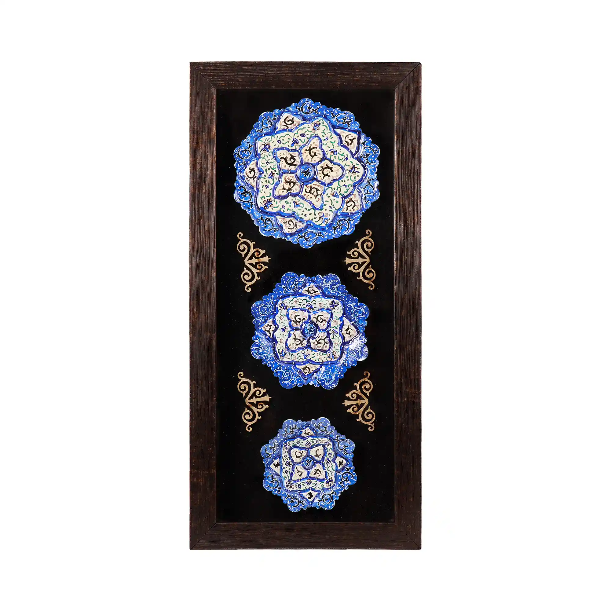 Minakari Plate — 38 × 18 cm
