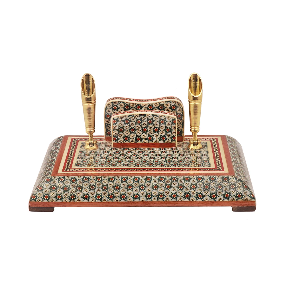 Khatam Pen Holder — 11 × 15 cm · 0023