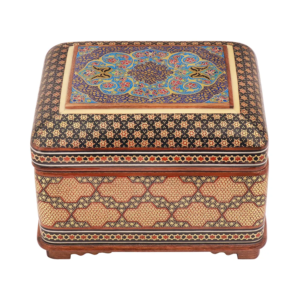 Khatam Jewelry Box — 13 × 15 cm · 2129
