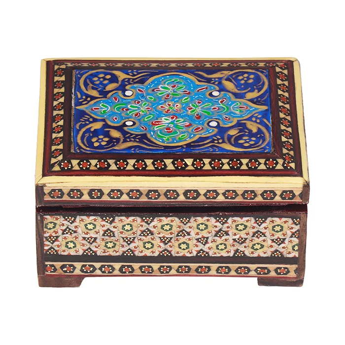 Khatam Jewelry Box — 8 × 11 cm · 31101