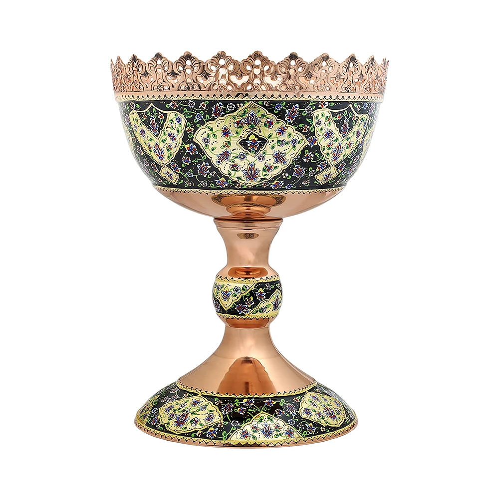 Copper Painting Nut Bowl