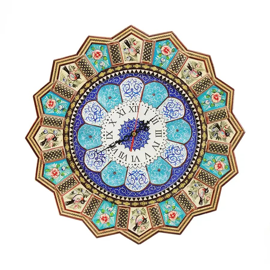 Minakari Clock · 1200