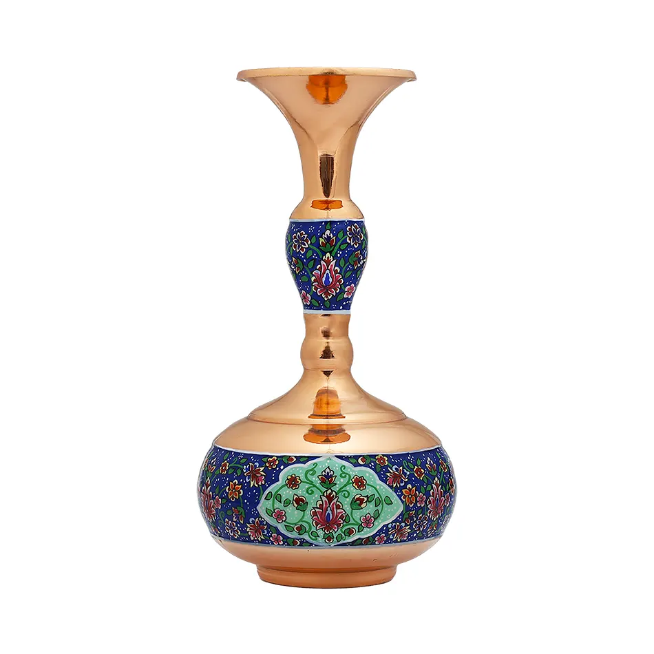 Copper Painting Vase