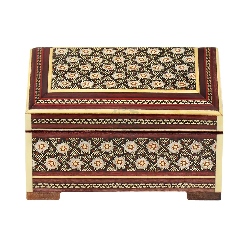 Khatam Jewelry Box — 8 × 11 cm · 3014