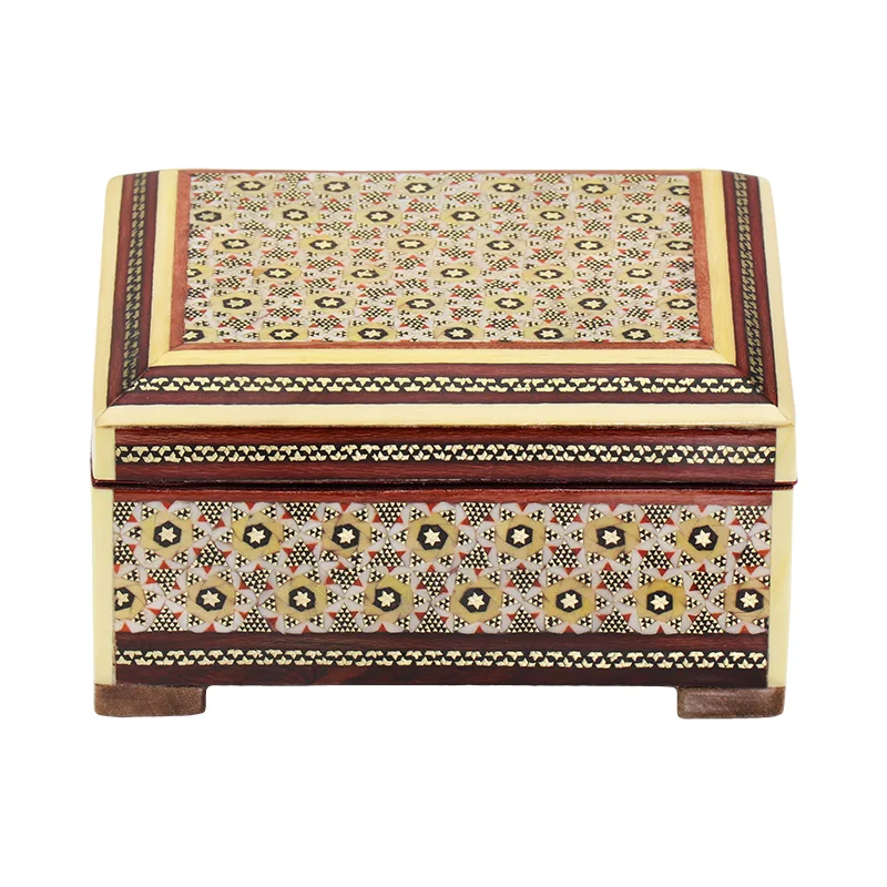 Khatam Jewelry Box — 10 × 12 cm · 7016