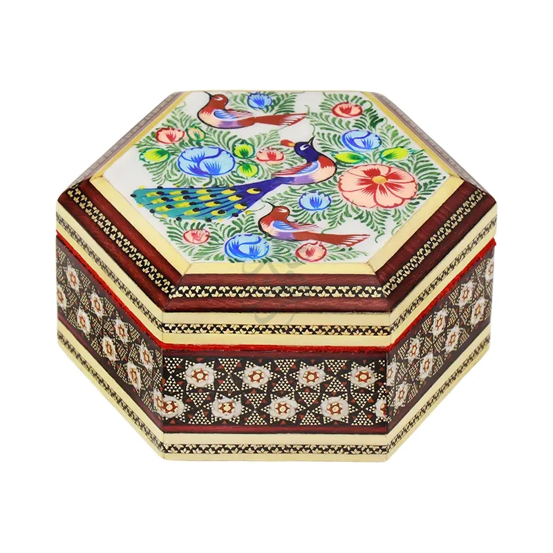 Khatam Jewelry Box — 11 × 13 cm · 3214