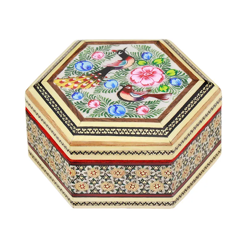 Khatam Jewelry Box — 11 × 13 cm · 3211