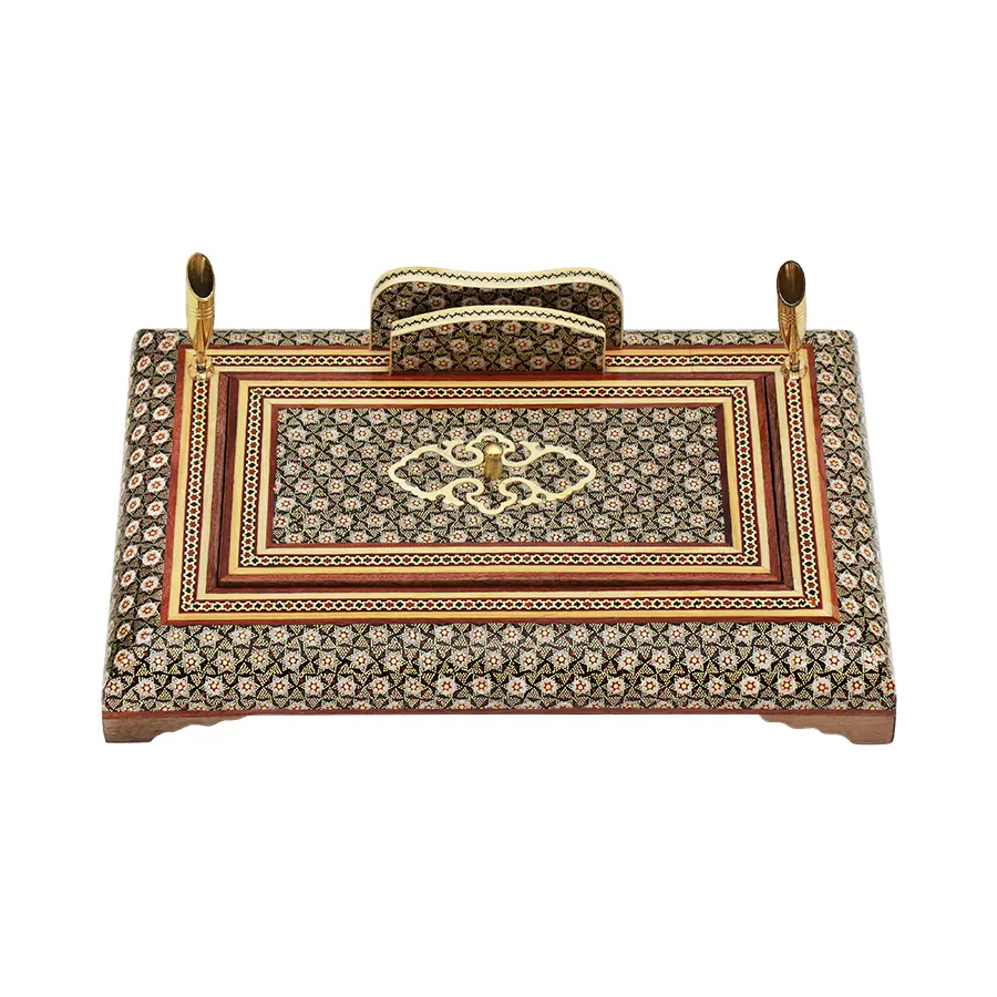 Khatam Pen Holder — 20 × 30 cm · 0014