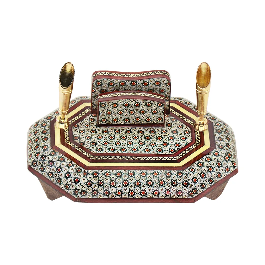 Khatam Pen Holder — 11 × 15 cm · 0023