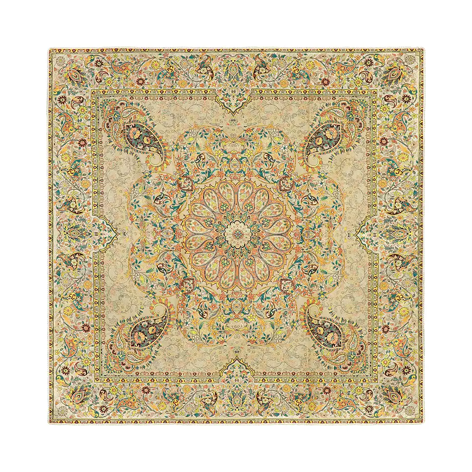 Termeh & Textiles Tablecloth — 100 × 100 cm
