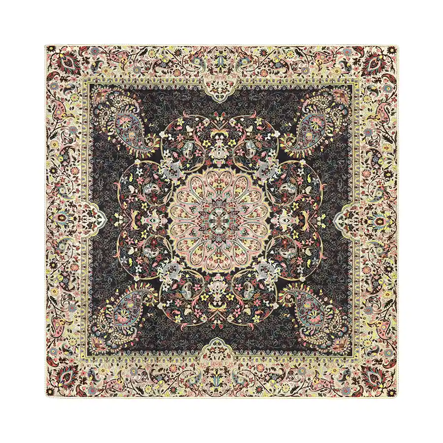 Termeh & Textiles Tablecloth — 100 × 100 cm