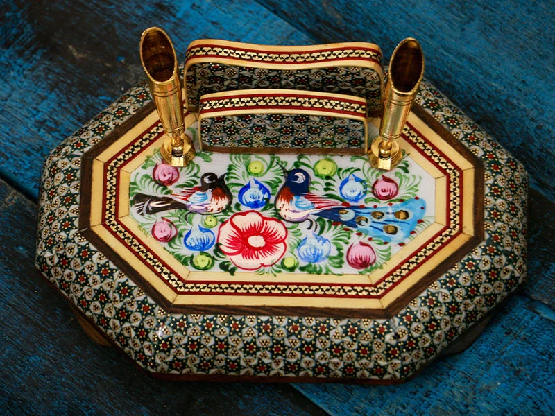 Khatam Pen Holder — 11 × 15 cm · 0223