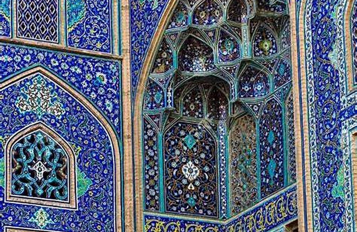 Editorial illustration for Ayeneh-Kari: The Art of Persian Mirror Work