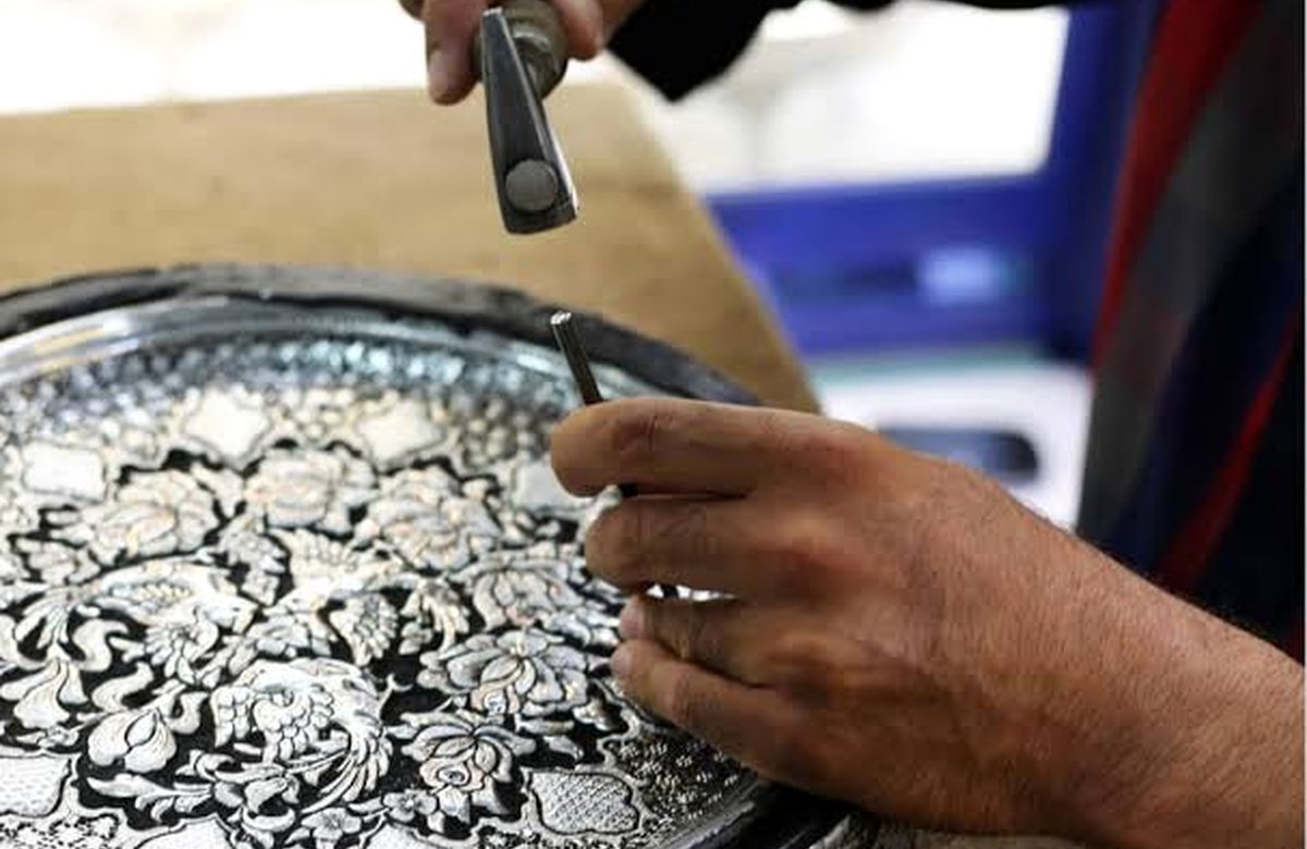 Editorial illustration for Ghalamzani: A Guide to Persian Metal Engraving