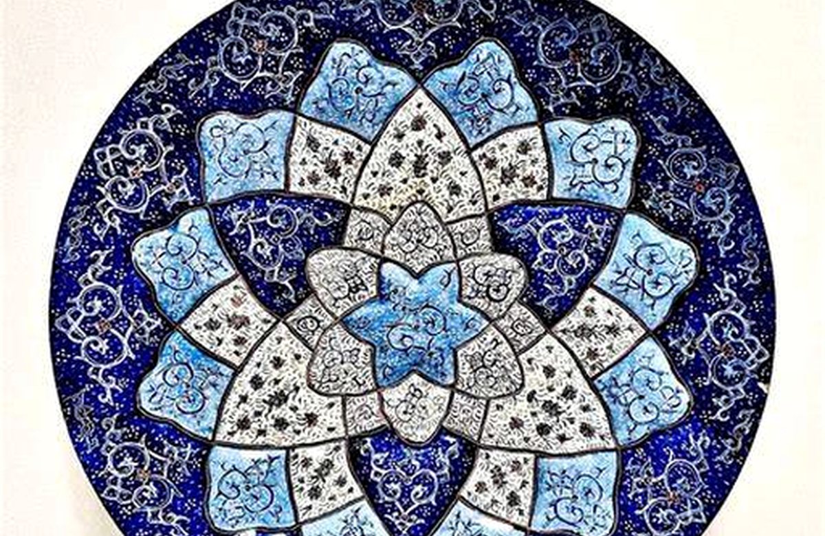 Editorial illustration for How to Build a Persian-Inspired Gallery Wall